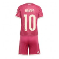 Stroje piłkarskie Real Madrid Kylian Mbappe #10 Koszulka Trzeciej dla dzieci 2026-27 Krótki Rękaw (+ szorty)